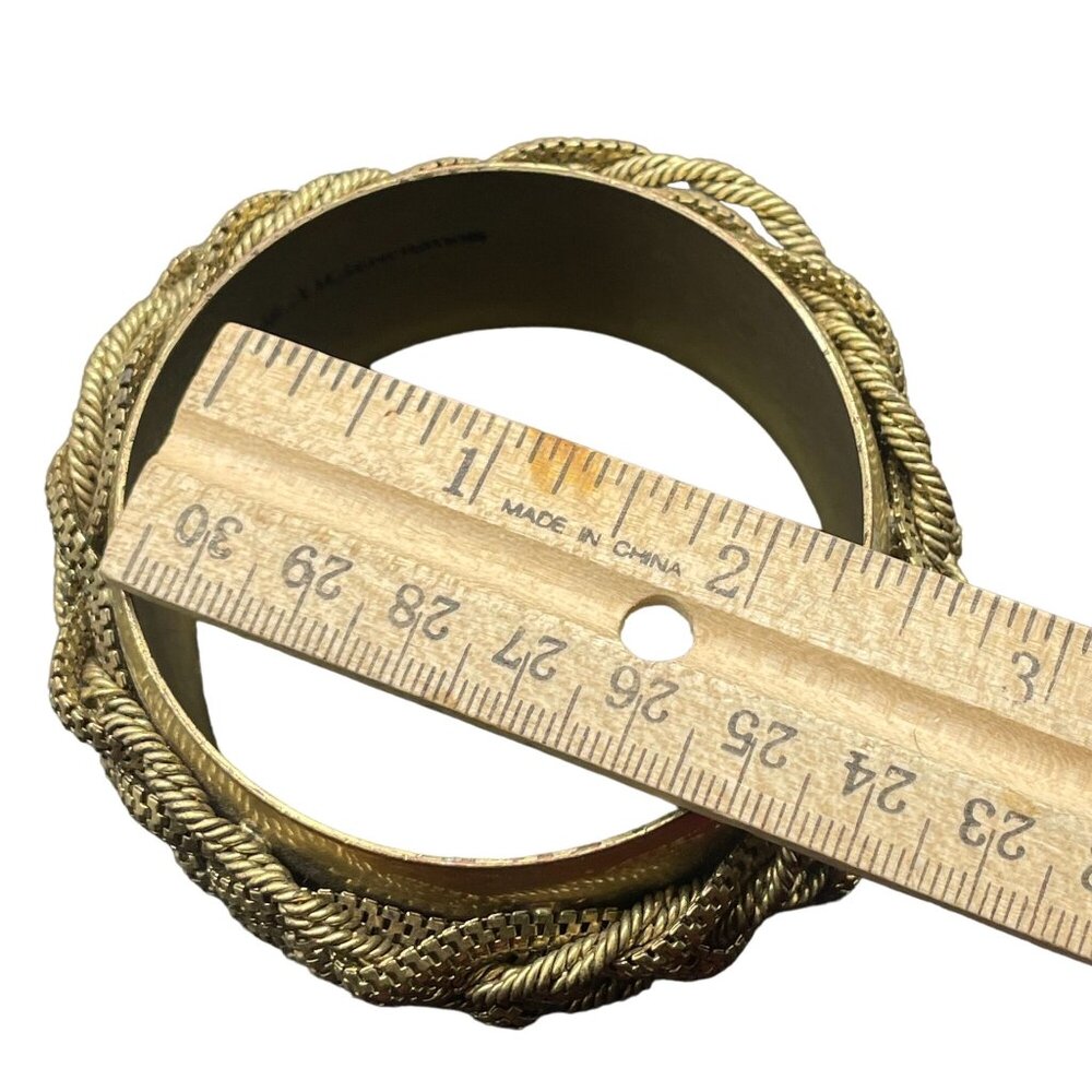 Bcbgeneration Braided Chain Wide Bangle Bracelet … - image 4